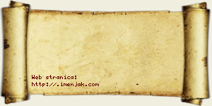 Jasmina Trakilović vizit kartica